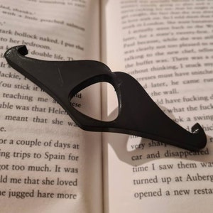 Personalised Moustache Thumb Book Page Holder