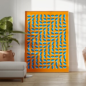 Optical Illusion Wall Art, Illusion Poster, Aesthetic Poster, Meditation Poster Art, Trippy Art, Trippy Poster, Trippy Room Decor