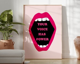 Feminist Quotes Prints, Feminist Poster, Feminist Wall Art, Radical Feminist, Feminist Quote Print, Resist Poster, Retro Poster Digital