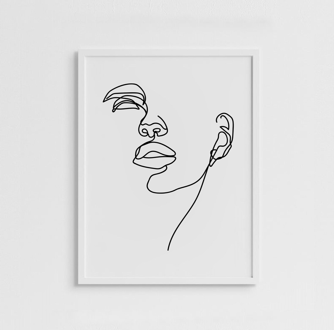 Set of 3 Prints Line Art Printable Set of 3 Wall Art Line - Etsy