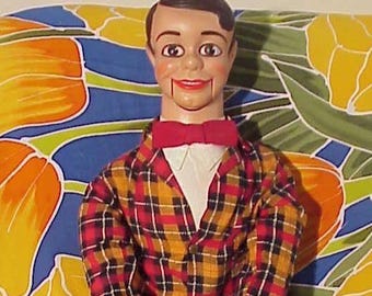 Vintage DANNY O&#39;DAY - 30&quot; Ventriloquist Dummy Doll - 1960&#39;s By Juro Novelty - Has Jimmy Nelson &#39;s Danny O&#39;Day Jacket label (D3) Works Great