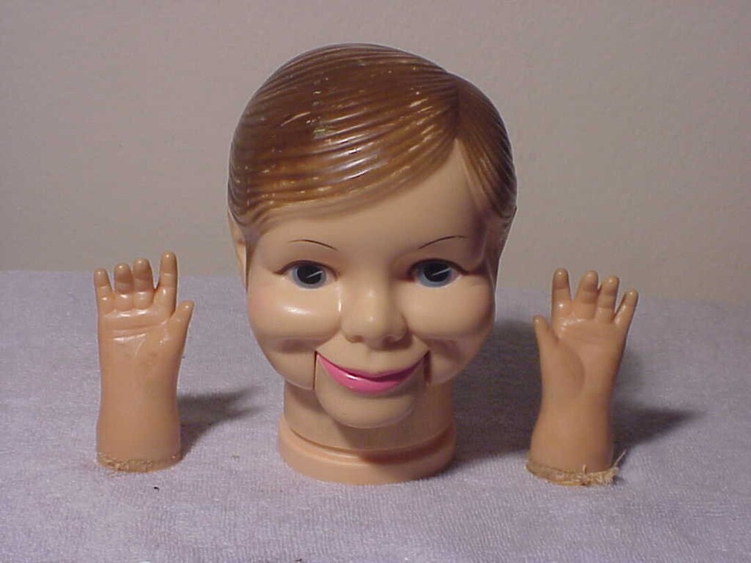 Parts WILLIE TALK 24 Ventriloquist Dummy Head and 2 Etsy