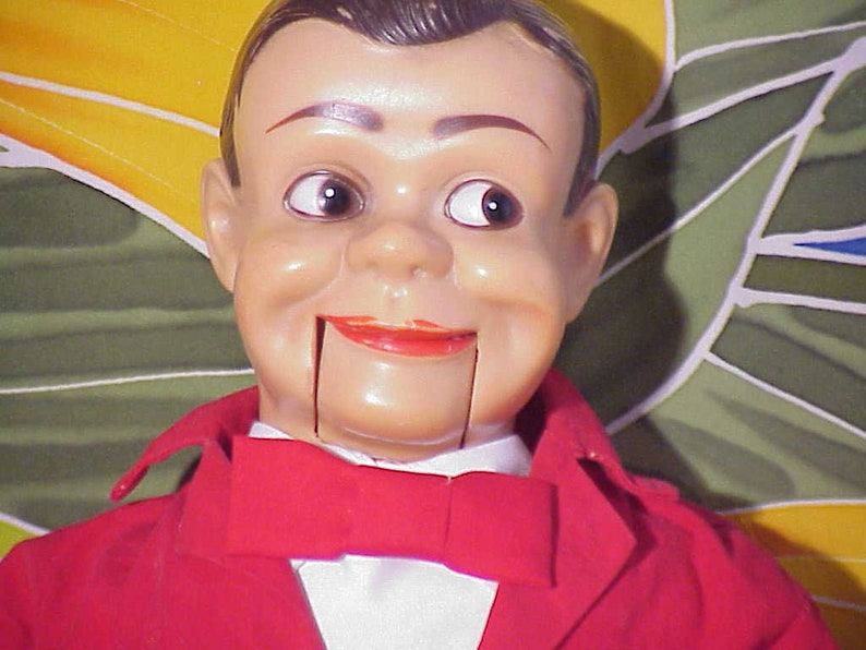 JERRY MAHONEY Brown Hair 24 Ventriloquist Dummy Doll Paul Winchell Made