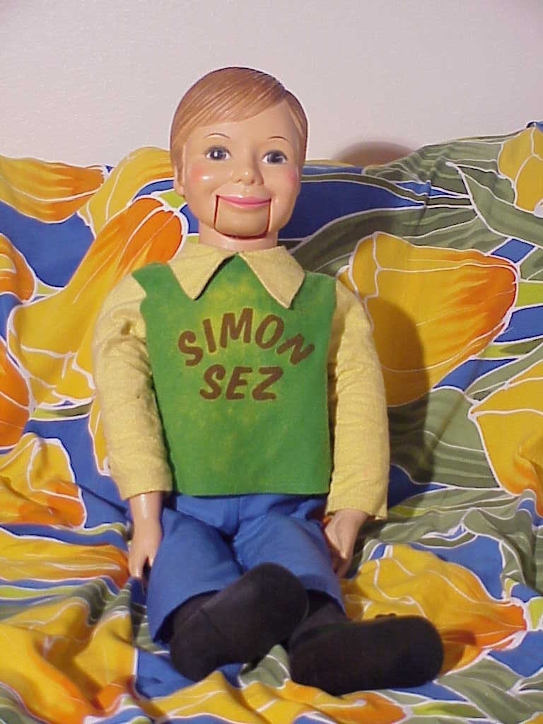 Simon says store ventriloquist doll