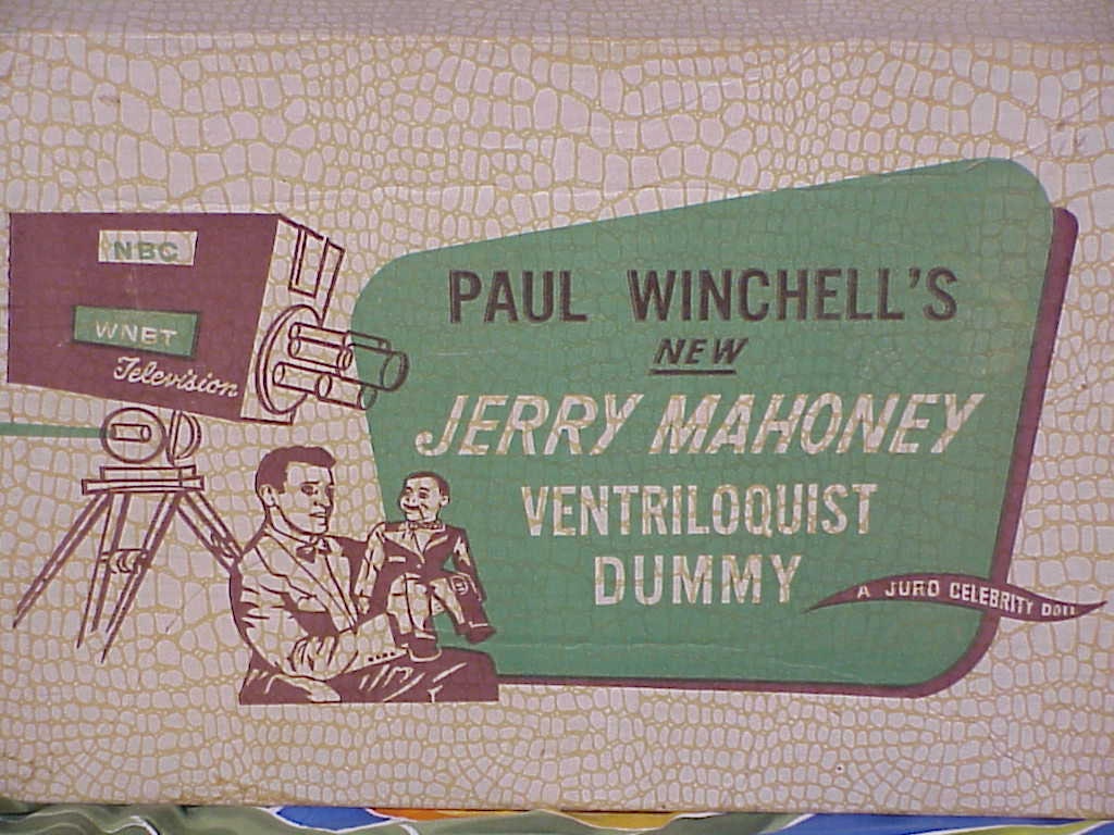 Vintage JERRY MAHONEY Ventriloquist Dummy Cardboard Carrying Etsy