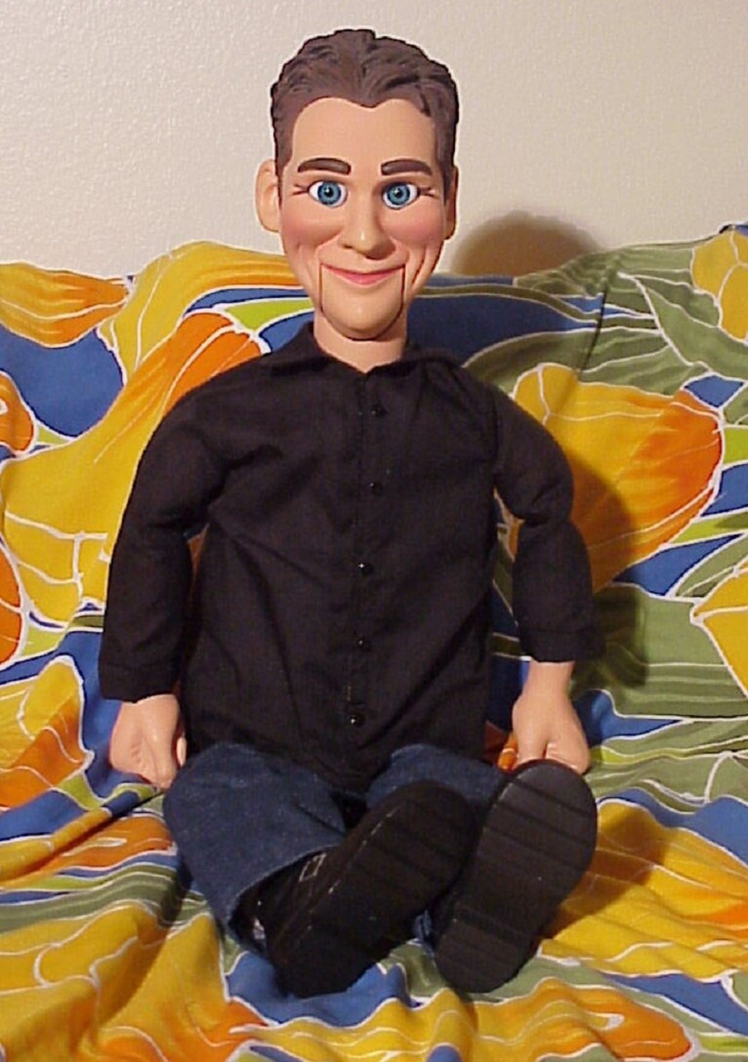 LITTLE JEFF Dunham 30 Ventriloquist Dummy NECA With Carrying Case, D.V