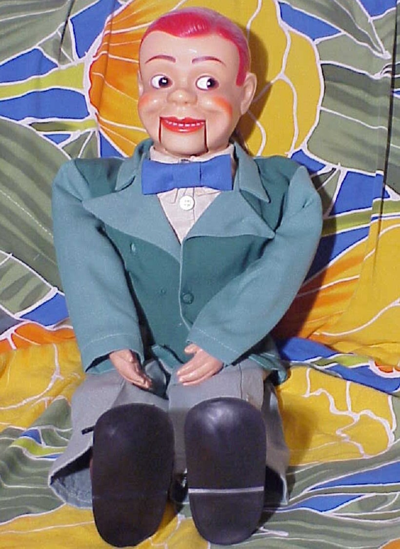 Vintage 1960's JERRY MAHONEY 24 Ventriloquist Dummy Doll With Red Hair Paul Winchell Made by