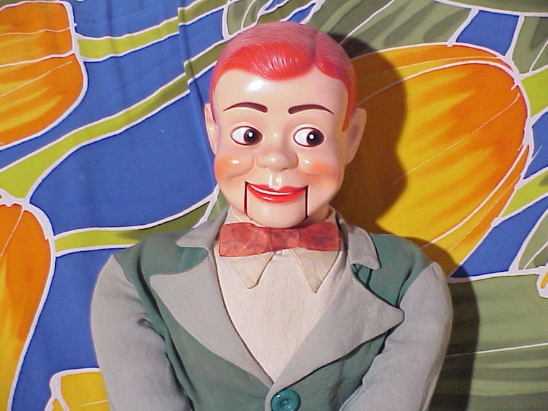 Vintage JERRY MAHONEY Red Hair 24 Juro Novelty Co Early 1960's Ventriloquist Dummy Doll Paul