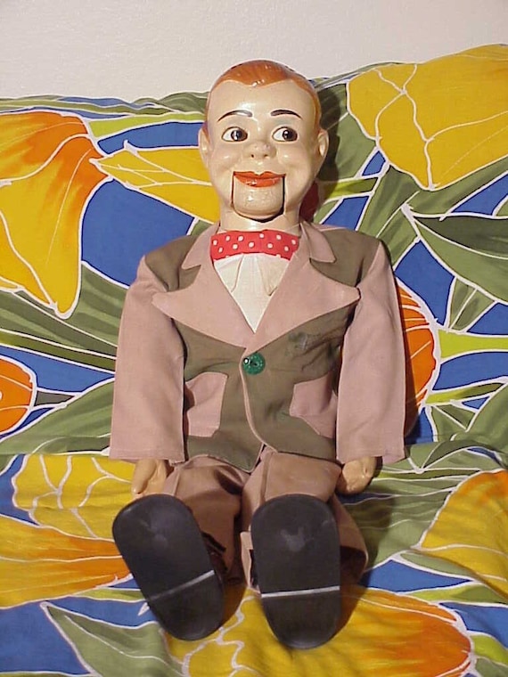 JERRY MAHONEY Composition Head 24 Ventriloquist Dummy Doll by Juro