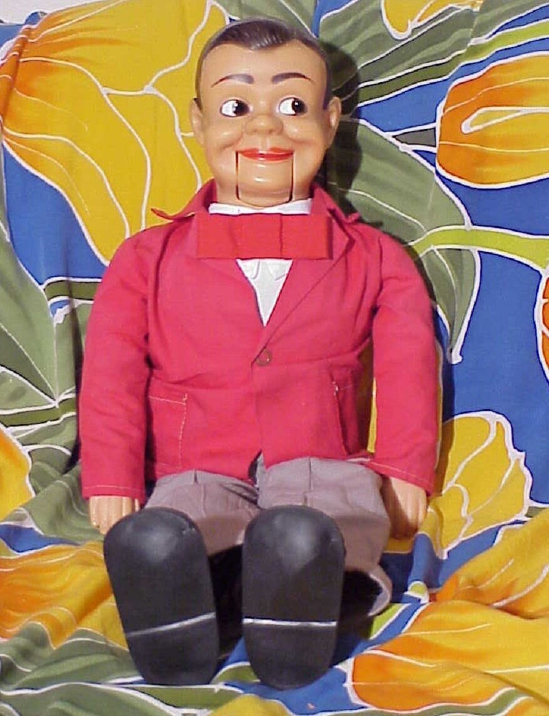 Vintage Jerry Mahoney 24 Ventriloquist Dummy Doll Paul Winchell by Juro