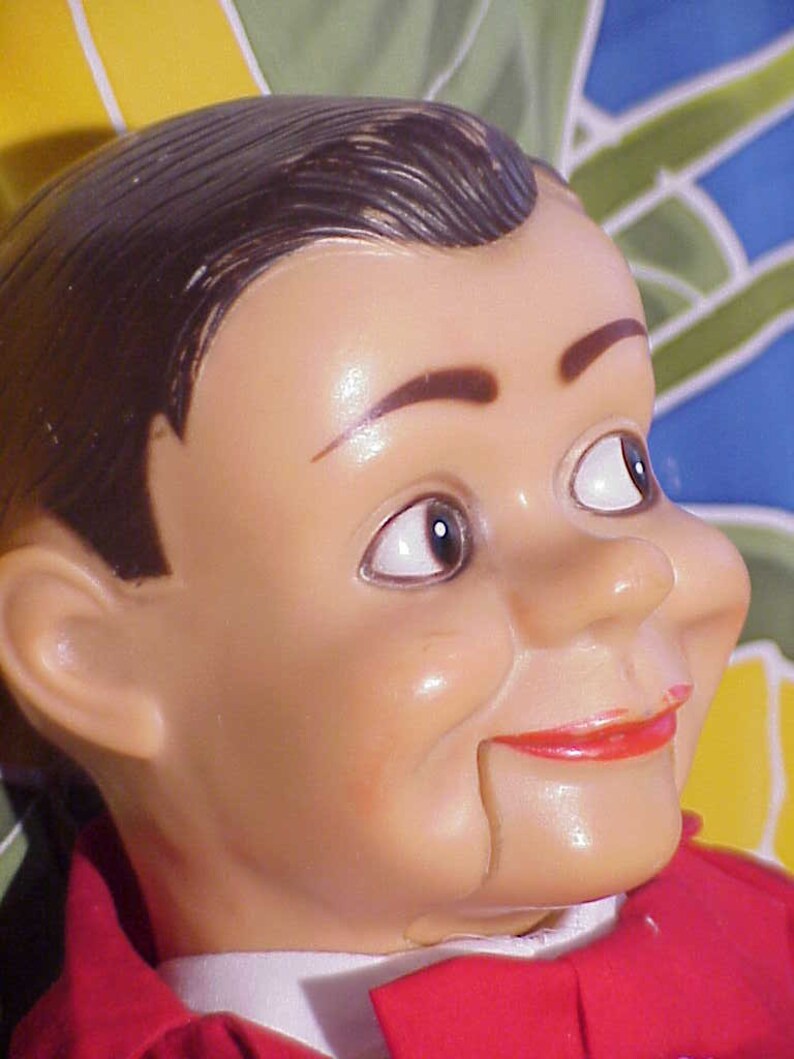 JERRY MAHONEY Brown Hair 24 Ventriloquist Dummy Doll Paul Winchell Made