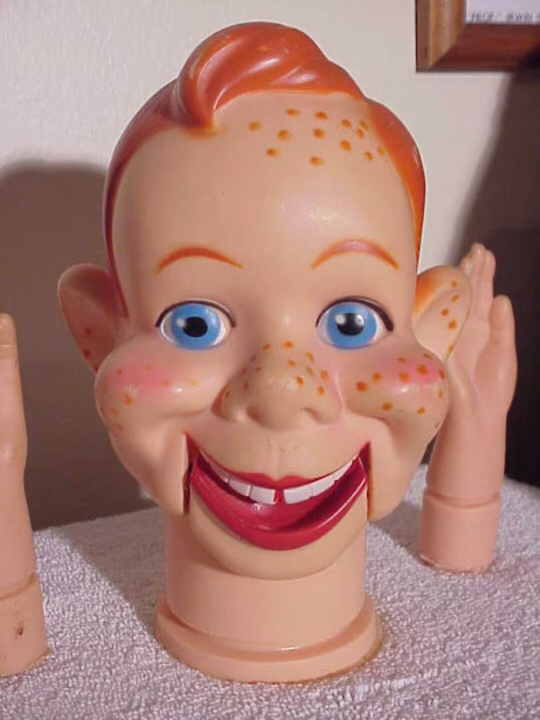 Parts for HOWDY DOODY 30 Ventriloquist Dummy Doll Parts Head and Hands
