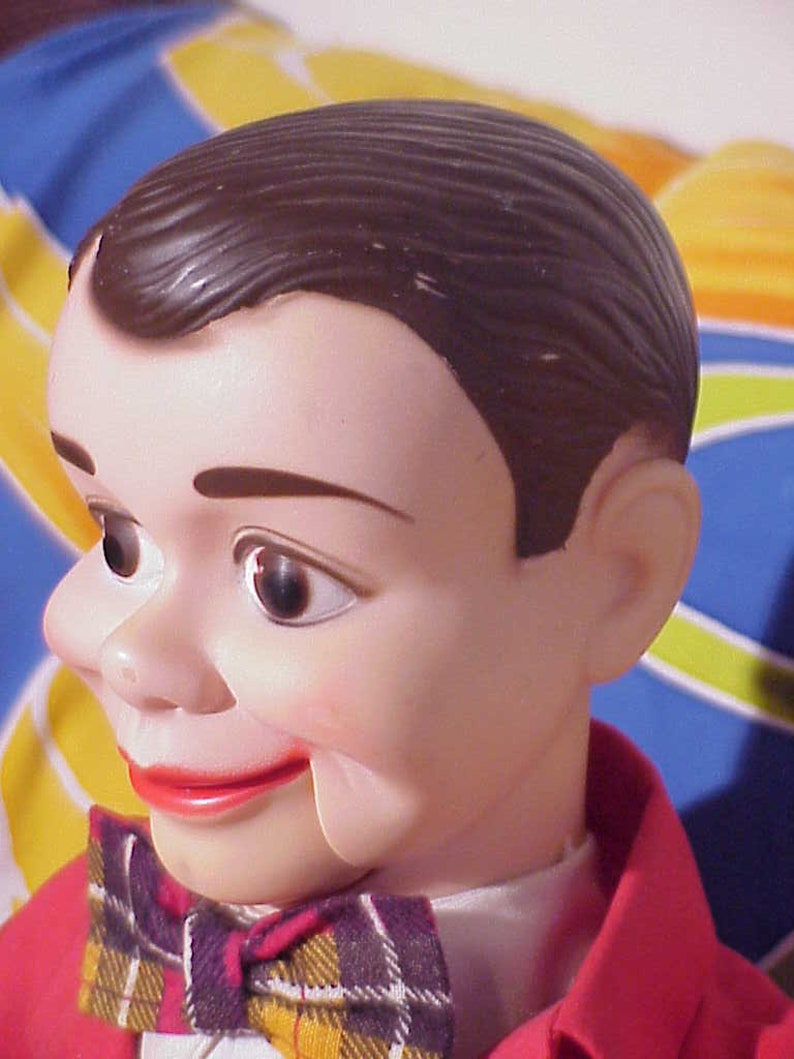 RICKY LITTLE 24 Ventriloquist Dummy Doll by Juro Novelty Co Mid 1960s