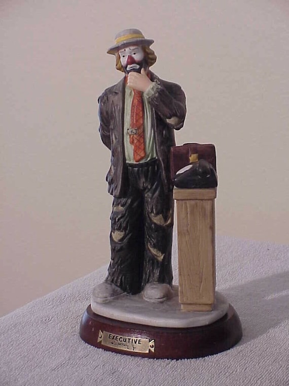 EMMETT KELLY JR Signature Collection Flambro Figurine Etsy