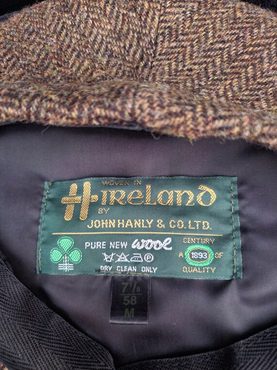 John Hanly & Co Woven in Ireland Wool Newsboy Cap View 6