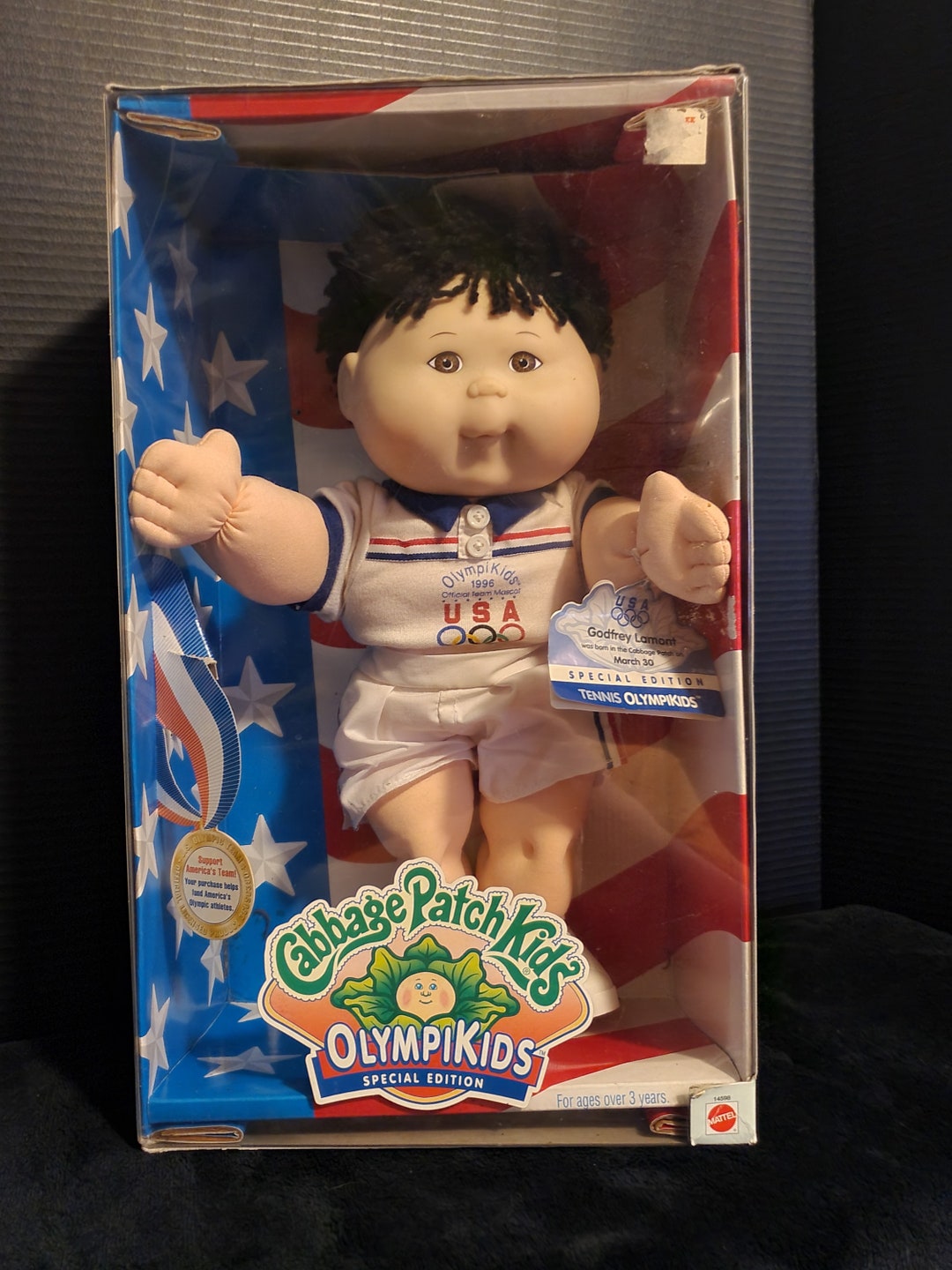 Vintage 1996 Olympikids Special Edition Cabbage Patch Kids Tennis