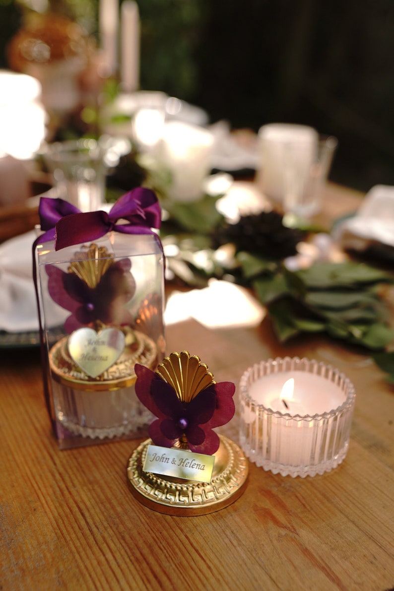 Candle Wedding Favor for Guests in Bulk Personalised Wedding Etsy