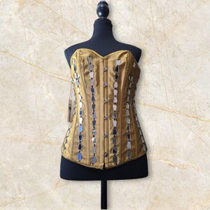 Women's satin corset, body shaper bustier