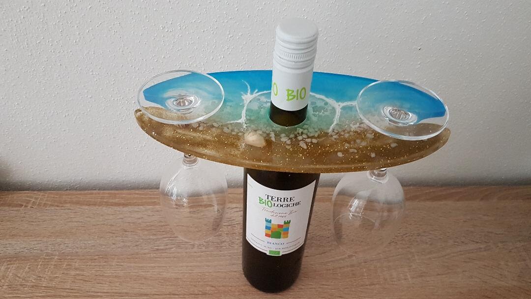 Epoxy resin wine holder hotsell