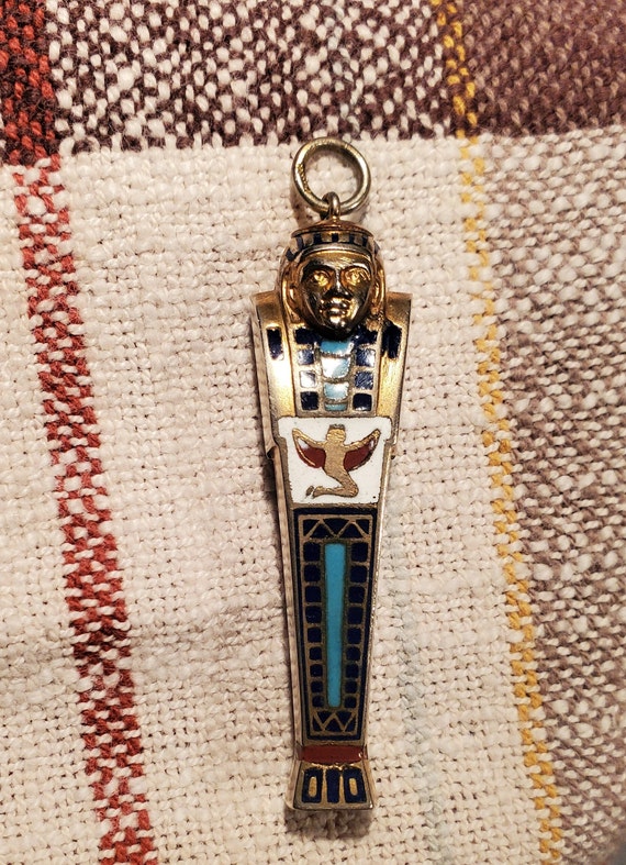Vintage Egyptian Revival Retractable Pencil, Sarco