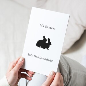 Carte de voeux imprimable de Joyeuses Pâques sales - Drôle, spirituel, hilarant