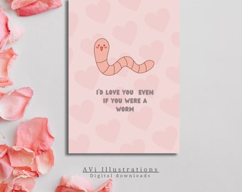Lustige Valentinstag Karte