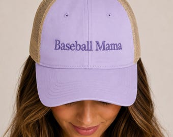 Baseball Mom Hat Embroidered Trendy Baseball Mom Gift Idea Team Mom Baseball Cap for Game Sports Lover Gift for Mom Baseball Lover Gift Idea