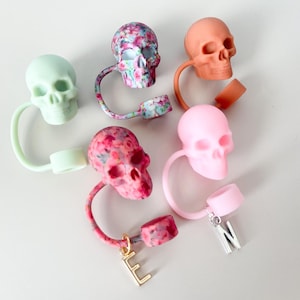Skeleton Straw Topper Fall Straw Cover Custom Straw Cover Personalized Cup Accessory 40oz Straw Topper Tumbler Accessory for 30oz Straw Top