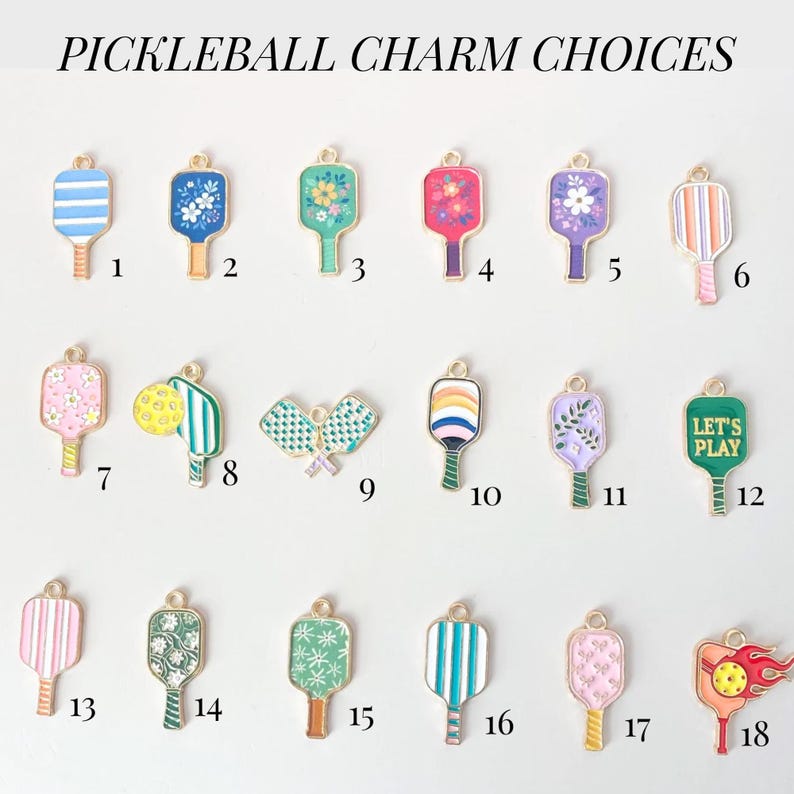 Pickleball Keychain Custom Pickleball Gift Idea for Women Pickleball Team Gift for Pickleball Lover Birthday Gift Pickleball Accessory image 5