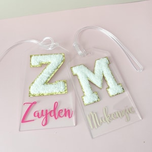 Cheer Backpack Tag Name Cheer Accessories for Cheerleader Team Gift Idea for Cheer Team Name Tag Acrylic Bag Tag Cheer Bag Custom Bag Charm