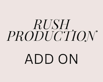 Rush Order Add On Listing