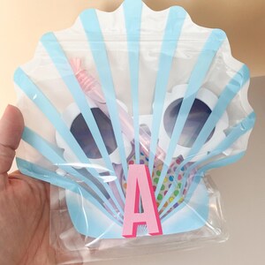 Mermaid Party Favor Girl Birthday Bag Favor Kid Ocean Bag Shell Theme ...