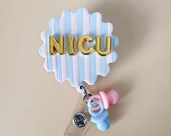 NICU Nurse Badge Clip Custom Neonatal Nurse Practitioner Gift for Nursing Student Accessory Nicu Nurse Gift Idea Under 20 Stocking Stuffer