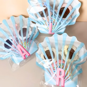 Mermaid Party Favor Girl Birthday Bag Favor Kid Ocean Bag Shell Theme Gift Idea Under the Sea Party Favor Gift Bag Prefilled Goodie Bag