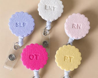 Badge Holder Custom OT Badge Reel for Xray Tech Badge Clip CNA ID Holder Work Accessory for Hospital Staff Gift for New Nurse Appreciation