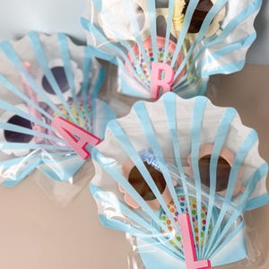 Mermaid Party Favor Girl Birthday Bag Favor Kid Ocean Bag Shell Theme ...