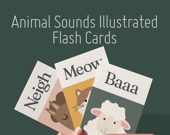 Animal Sounds Flashcards: Engaging Toddler Learning (PDF)