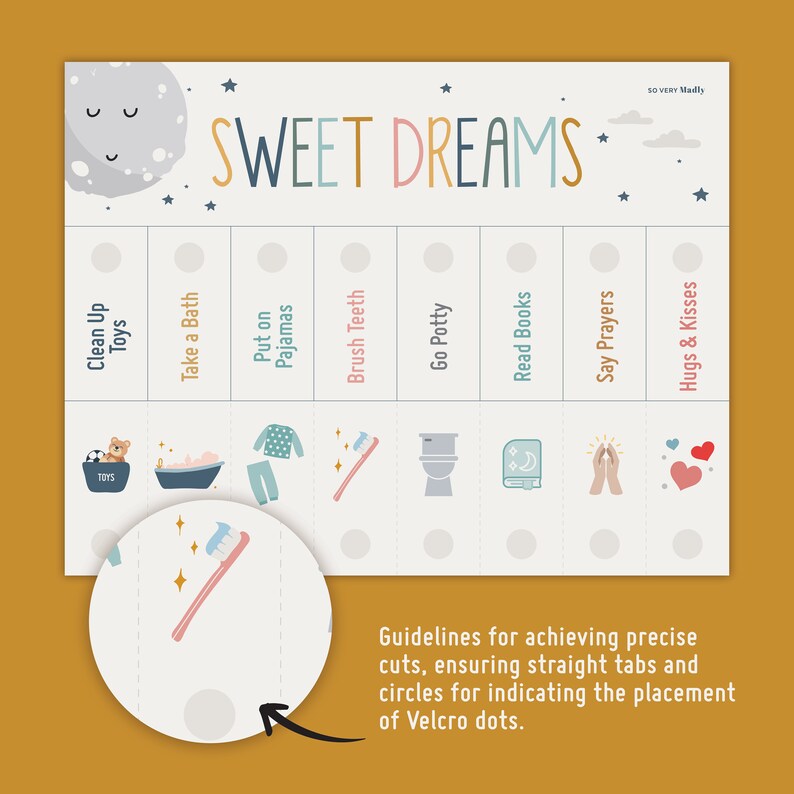 Bedtime Routine Flip Chart: Customizable Kids Visual Schedule (corjl ...
