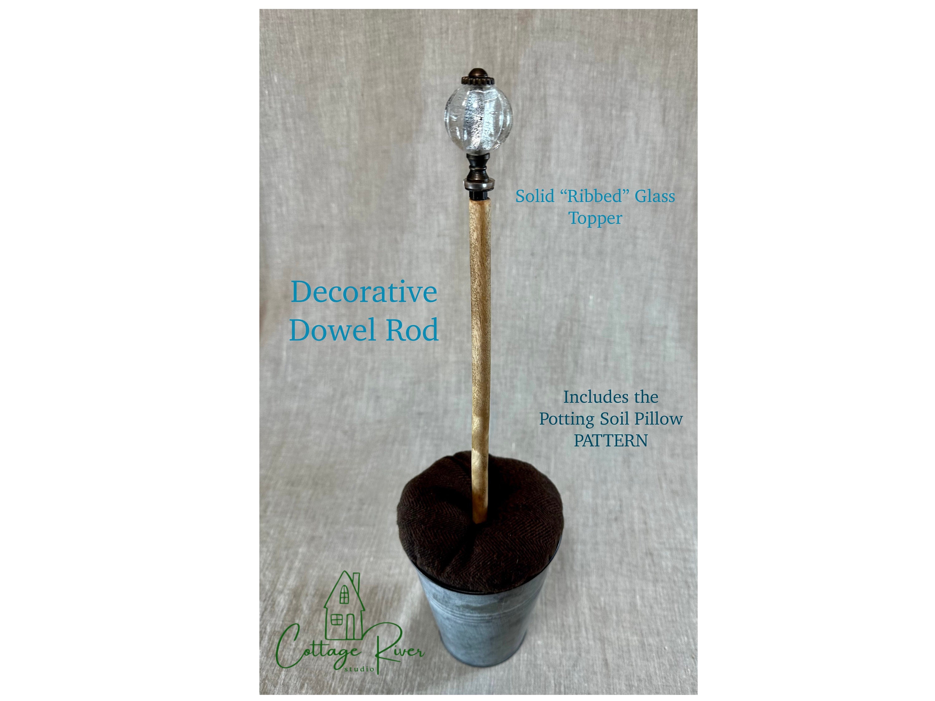 FixtureDisplays® Wooden Dowel 34 3/8 Long 1 Diameter Wood Rod Banner  Hanger Poster Hanging Rod 15214-34 3/8-6PK
