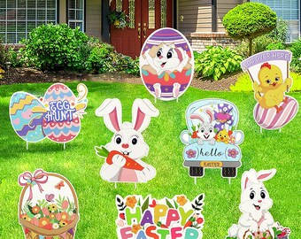 Easter Yard Signs - Etsy