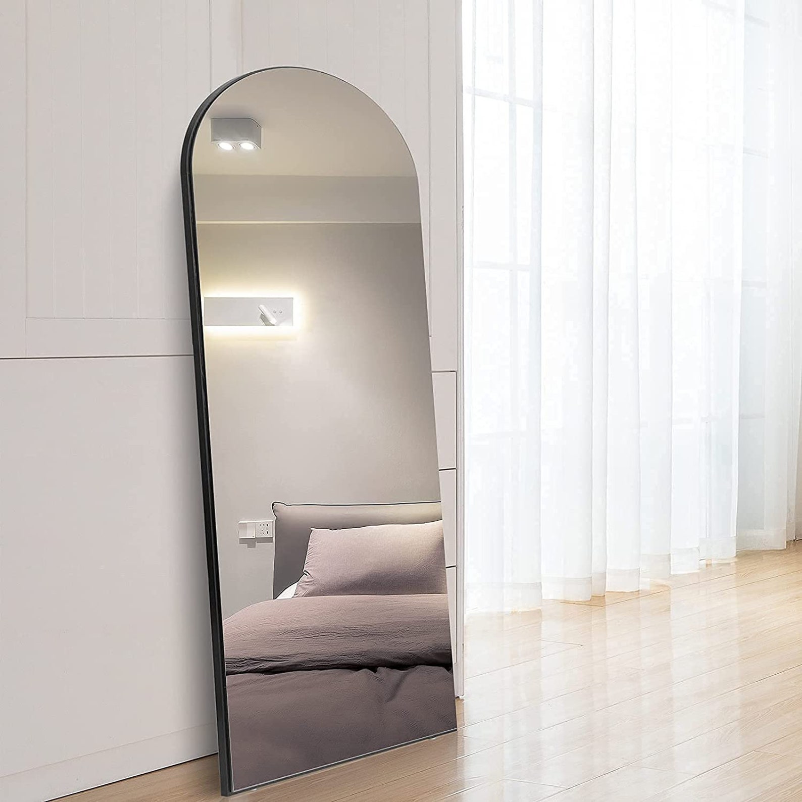 Full Length Mirror 65x22 Arched Body Mirror Etsy