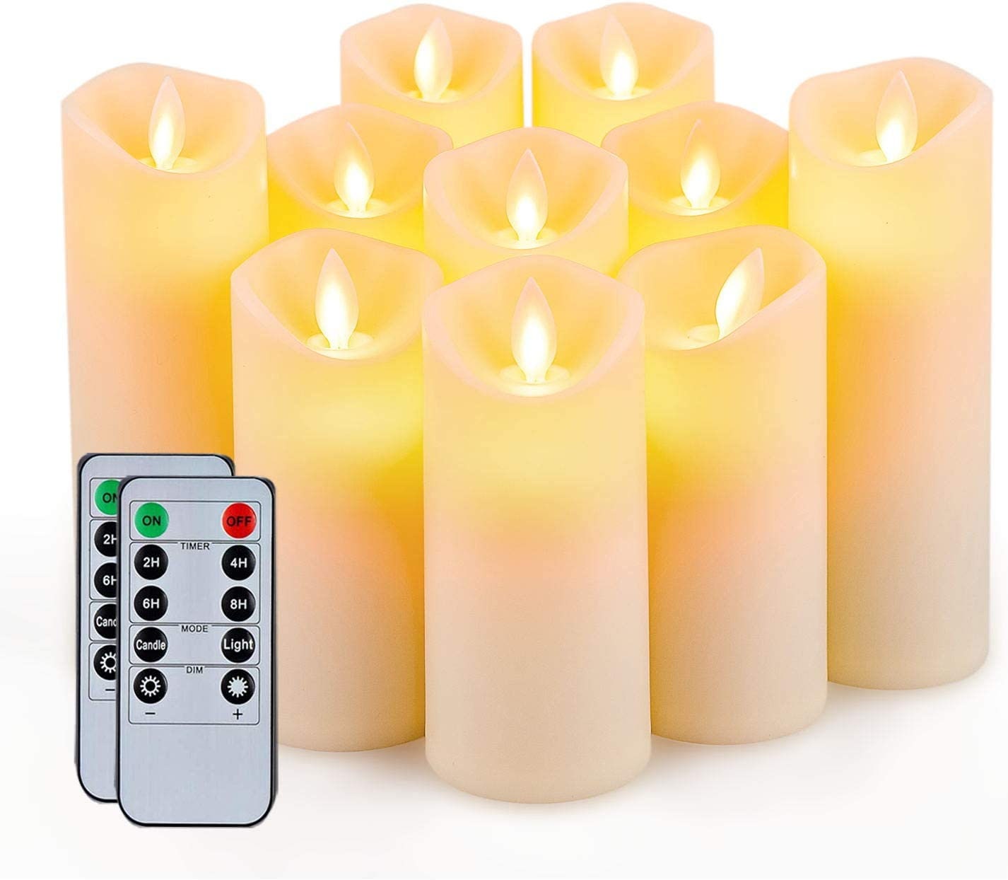 Led Flickering Candles With Remote