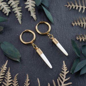 PURE N ROUND EARRINGS - Yellowstone earrings-Western Jewelry-Porcupine quill earrings-Beth Dutton Earring-Cowgirl Jewelry-Western Outfit