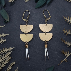 ELEGANT SYMPHONY EARRINGS - Yellowstone earrings-Western Jewelry-Porcupine quill earrings-Beth Dutton Earring-Cowgirl Jewelry-Western Outfit