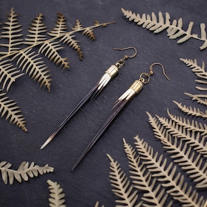 OPULENT AFFAIR EARRINGS - Yellowstone earrings-Western Jewelry-Porcupine quill earrings-Beth Dutton Earring-Cowgirl Jewelry-Western Outfit