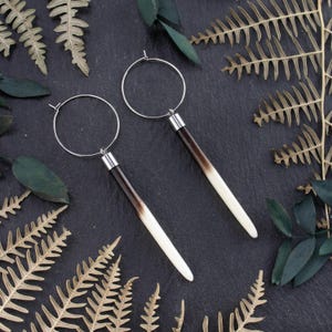BETH DUTTON EARRINGS - Yellowstone earrings-Western Jewelry-Porcupine quill earrings-Beth Dutton Earring-Cowgirl Jewelry-Western Outfit