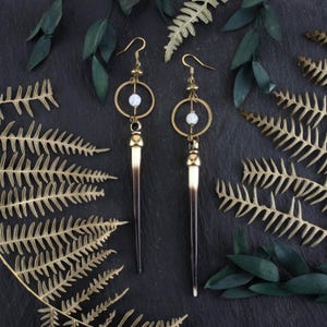DIVINE TREASURE EARRINGS-Yellowstone earrings-Western Jewelry-Porcupine quill earrings-Cowgirl Style-Beth Dutton Earring-Cowgirl Jewelry