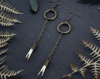 HERITAGE ADVENTURE EARRINGS - Yellowstone earrings - Western Jewelry, Porcupine quill earrings - Cowgirl Style - Beth Dutton Earring