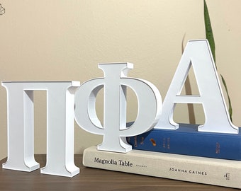 Sorority/Fraternity Greek Block Shelf Letters | 3D Printed