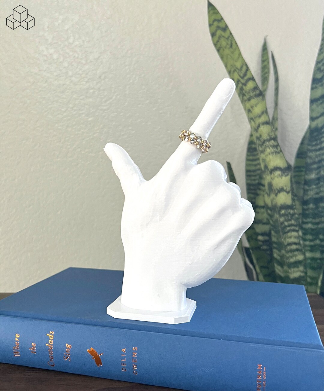 Guns up Hand Sign Texas Tech Decor Ring/earring Holder 3D Printed Etsy